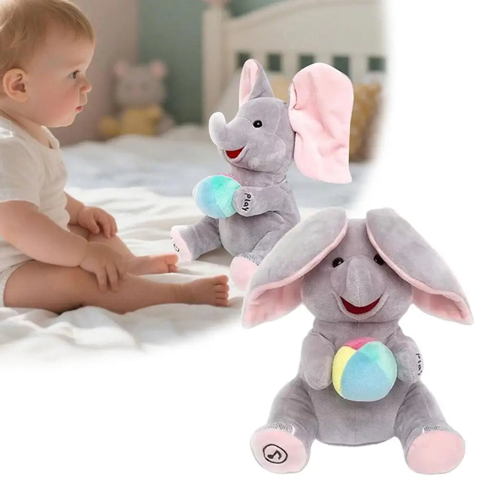 Interactive Singing Elephant Plush Toy for Babies - Soothing Gift