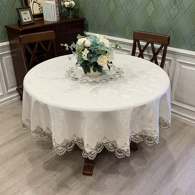 Victorian Lace Dreams Elegant Tablecloth for Special Occasions-Orizon Depot