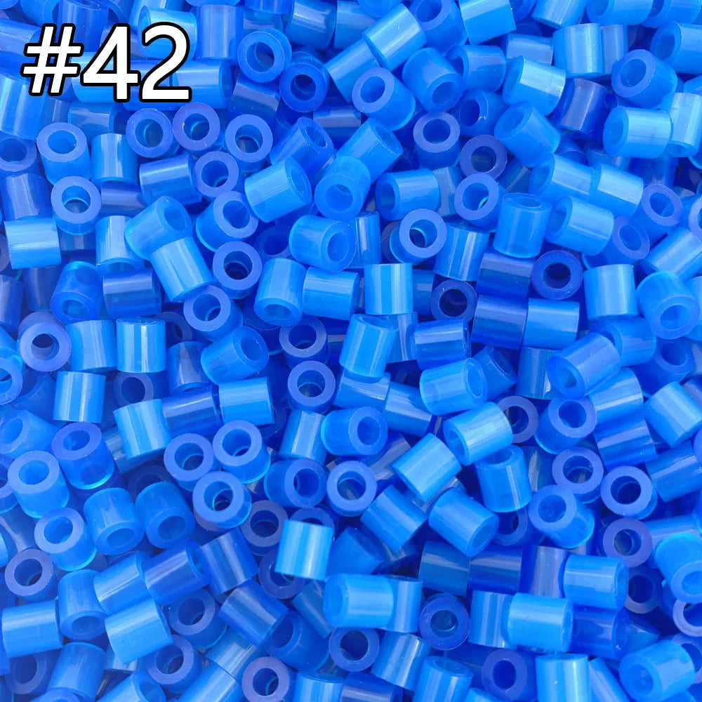 5mm 1000PCS Colorful Iron Fuse Beads for Kids DIY Pixel Art Toys