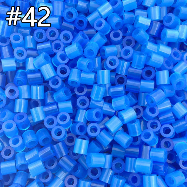 5mm 1000PCS Colorful Iron Fuse Beads for Kids DIY Pixel Art Toys