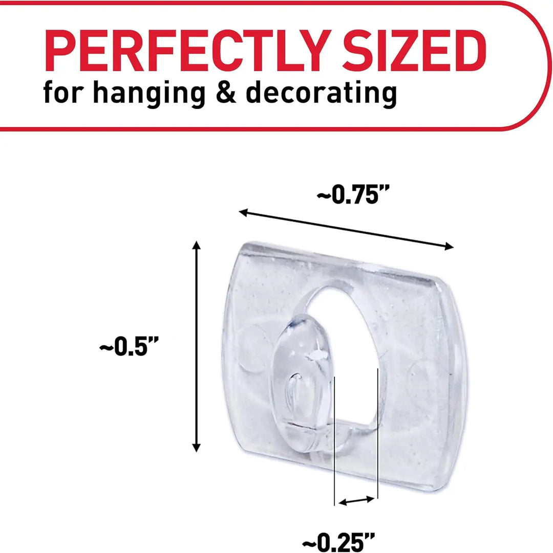 Damage-Free String Light Hangers: 45 Clips & 54 Strips