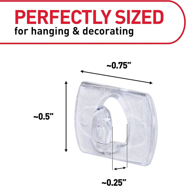 Damage-Free String Light Hangers: 45 Clips & 54 Strips