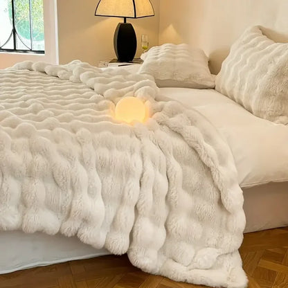 Soft Premium Bunny Blanket for Living Room and Bedroom Comfort