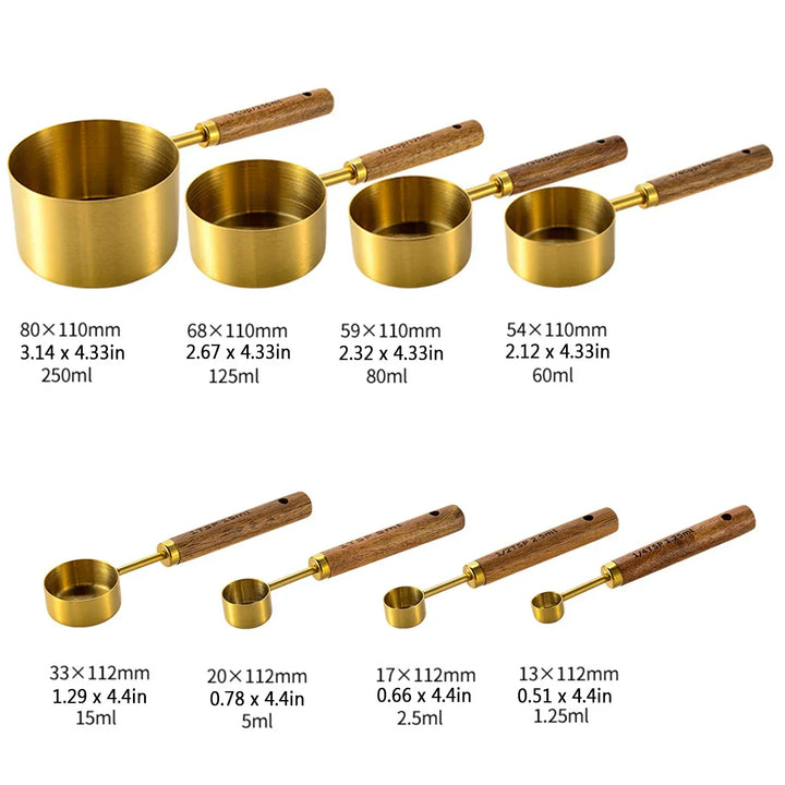 Measuring Cups and Spoon Set for Accurate Cooking and Baking-Orizon Depot