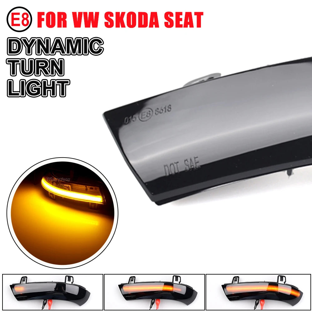 Dynamic LED Turn Signal Light for VW Passat, Golf, Jetta, Sharan
