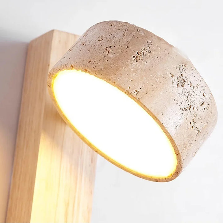 Wabi-Sabi Wall Lamp | French Style Headboard Light with Pull Switch