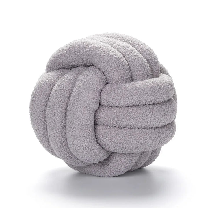 Cozy Hand-Knotted Sheepskin Throw Pillow - Soft Decorative Accent-Orizon Depot