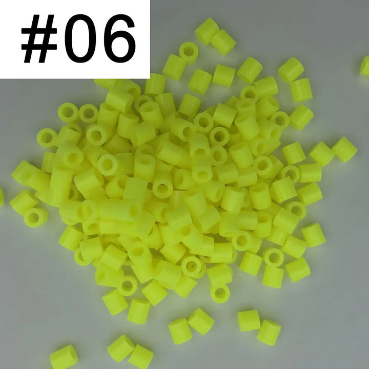 5mm 1000PCS Colorful Iron Fuse Beads for Kids DIY Pixel Art Toys