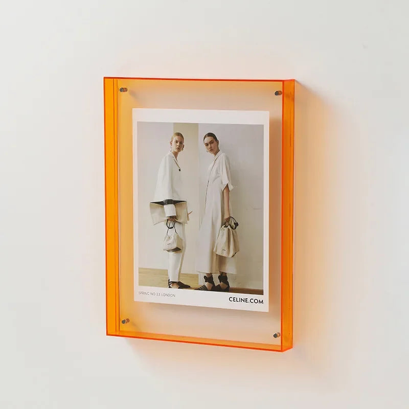 Double-Sided Acrylic Photo Frame for Displaying Memories-Orizon Depot