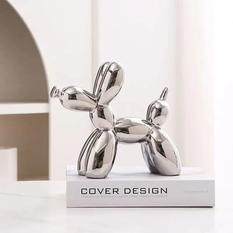 Small Balloon Dog Sculpture - Perfect Home Decor for Dog Lovers-Orizon Depot