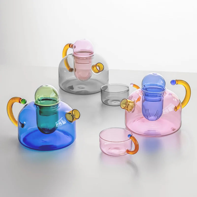 Colorful Glass Tableware Set for Stylish Dining and Entertaining-Orizon Depot