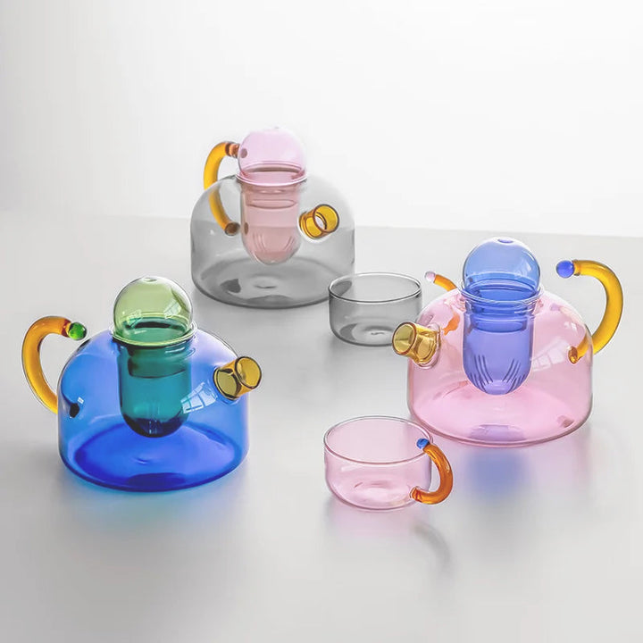 Colorful Glass Tableware Set for Stylish Dining and Entertaining-Orizon Depot