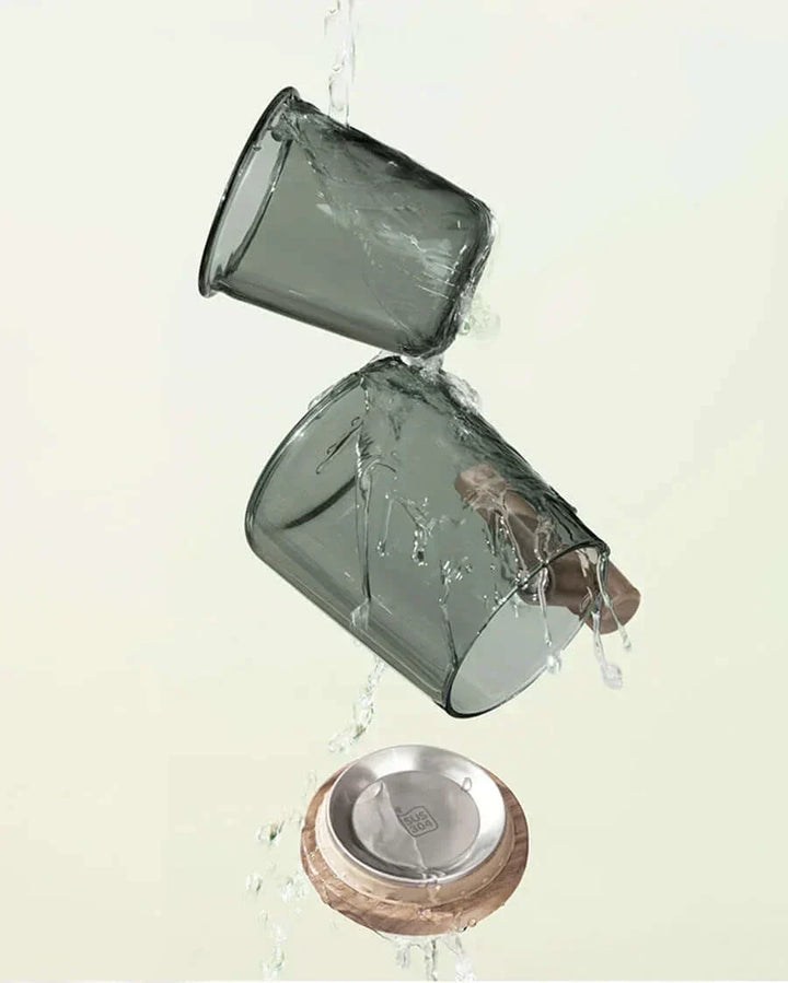Ultramodern Glass Tea Cup with Filter and Lid for Perfect Brewing-Orizon Depot