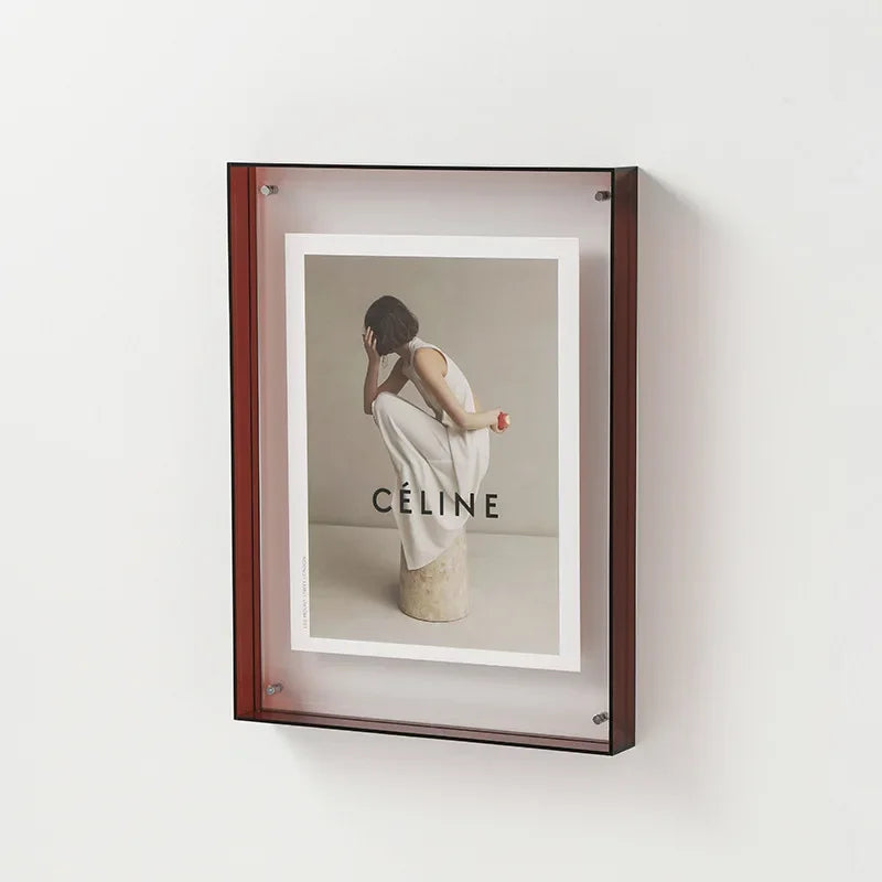 Double-Sided Acrylic Photo Frame for Displaying Memories-Orizon Depot