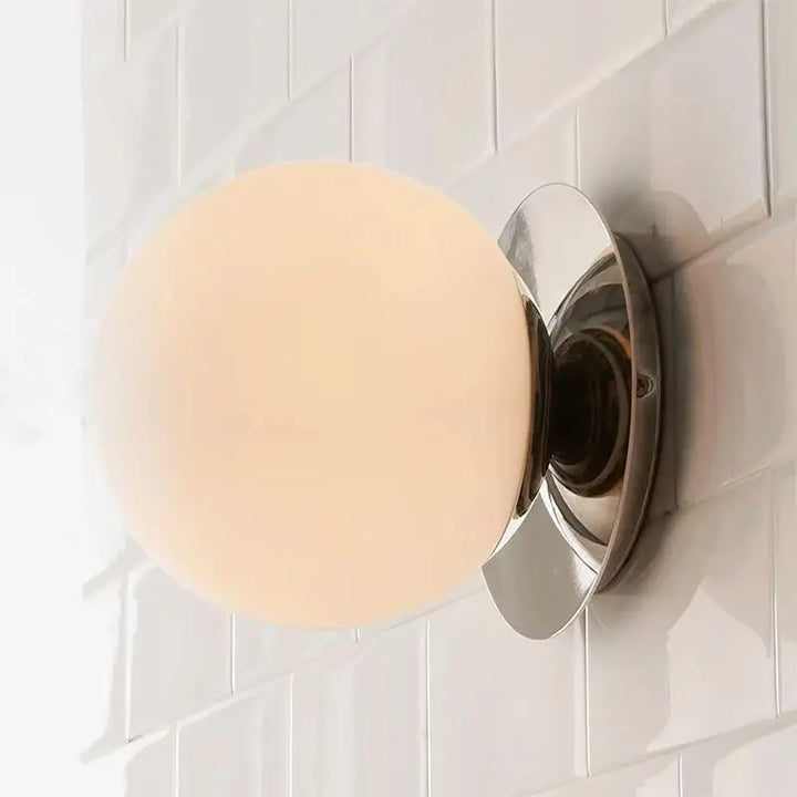 Minimalist Modern Glass Wall Lamp for Bathroom & Bedroom Lighting