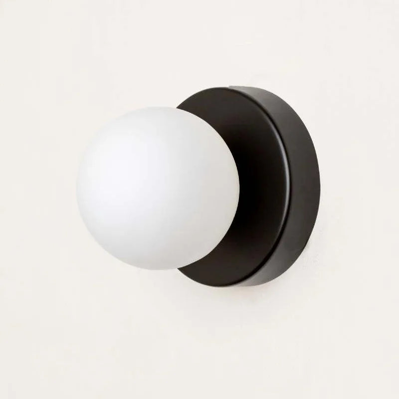 Modern Colored Glass Macaron LED Wall Light Fixture
