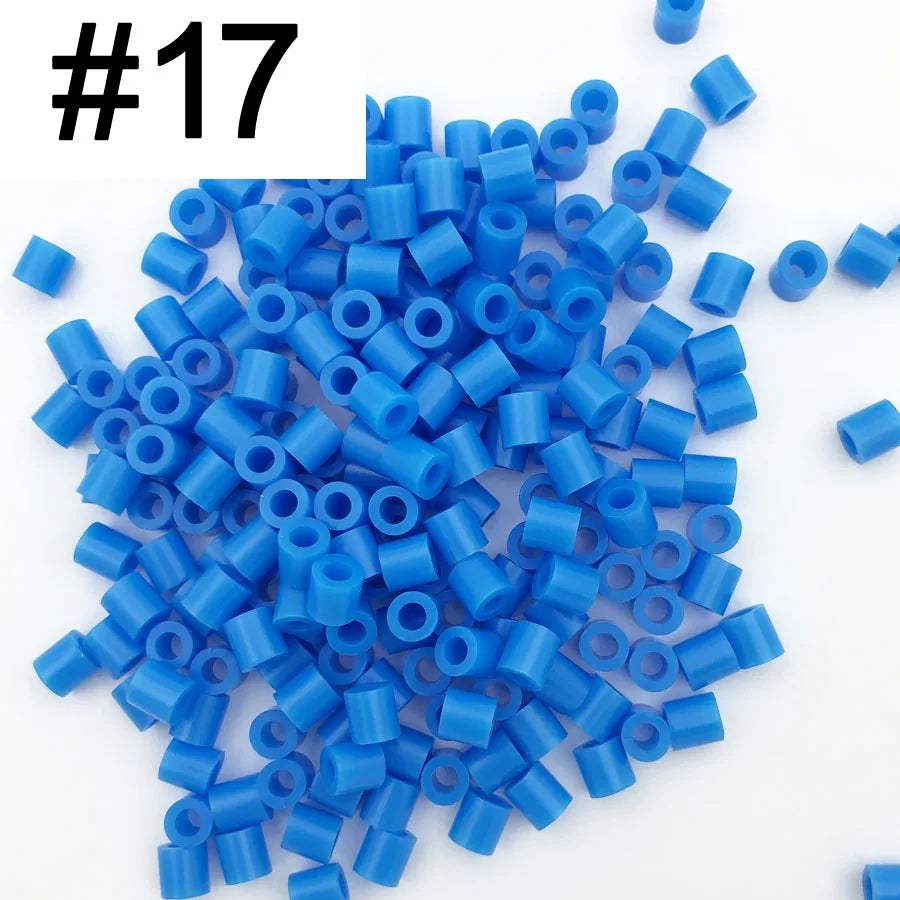 5mm 1000PCS Colorful Iron Fuse Beads for Kids DIY Pixel Art Toys