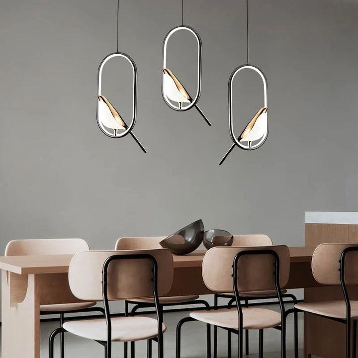Nordic LED Bird Pendant Light - Stylish Home Lighting Fixture