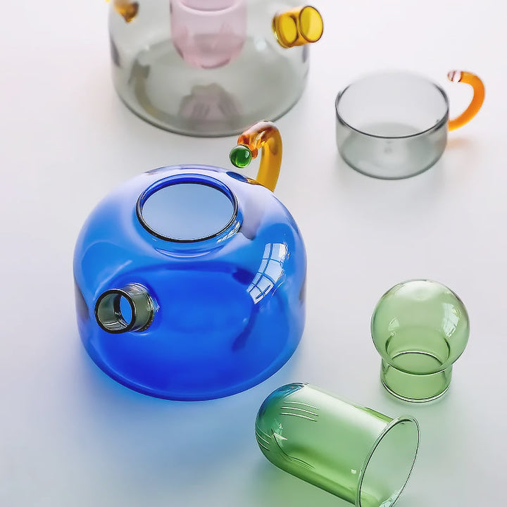 Colorful Glass Tableware Set for Stylish Dining and Entertaining-Orizon Depot