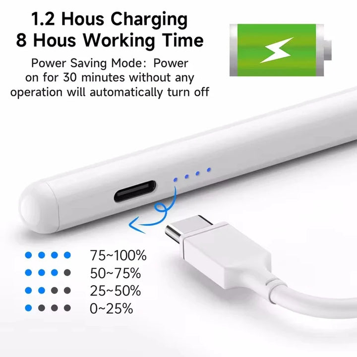 Universal Touch Stylus Pen for Tablets - Lightweight & Durable