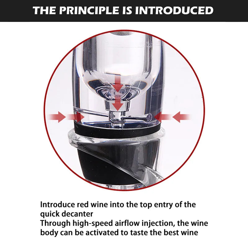 Wine Aerator and Decanter Set with Filters and Stand Diffuser-Orizon Depot