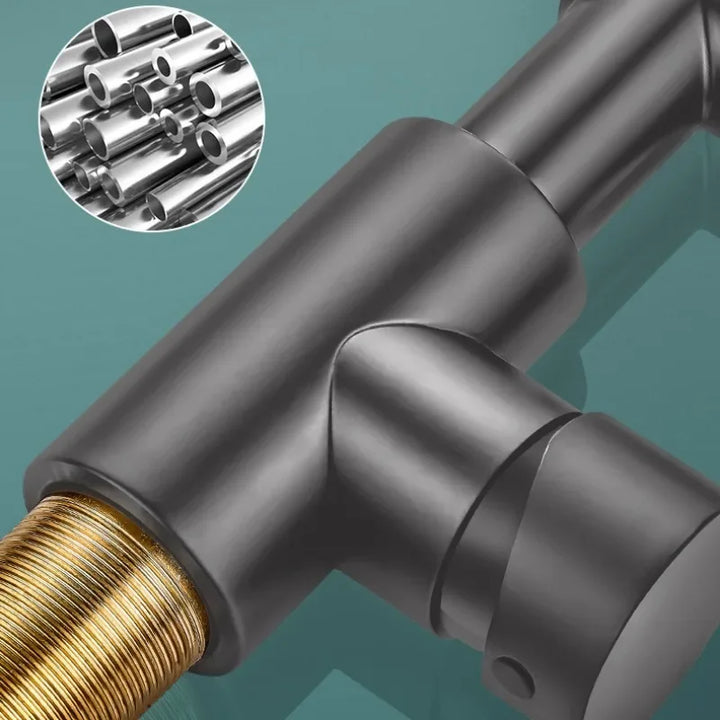 Universal Swivel Arm Faucet with Spray Water Protection-Orizon Depot