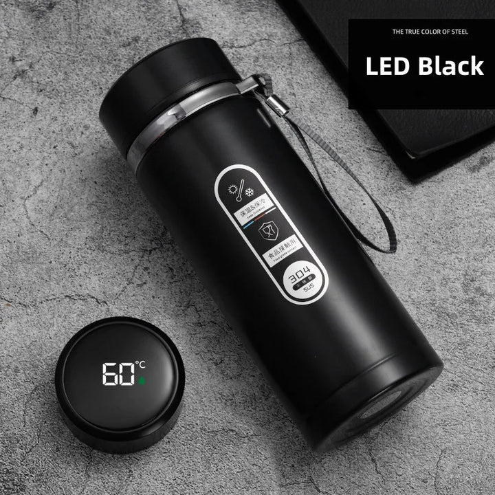 800ml-1L Stainless Steel Thermos – Portable Vacuum Flask with LED Display-Orizon Depot