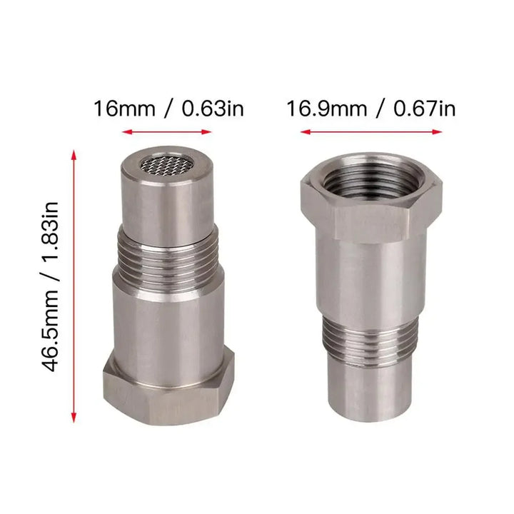 2PCS Off-Road Oxygen Sensor Adapter M18X1.5 for CEL Fix Auto Parts