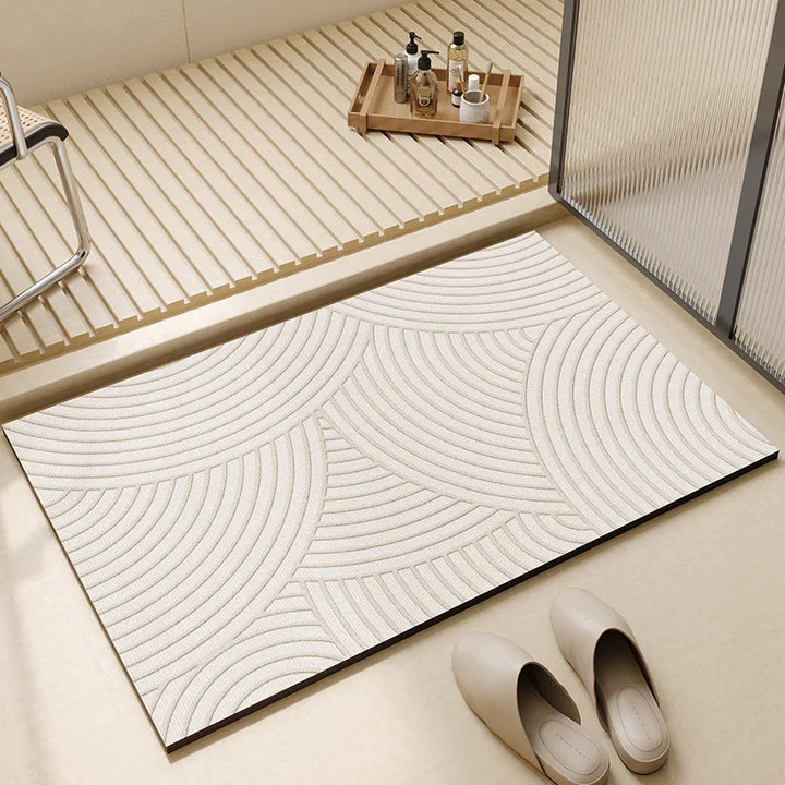 Quick-Dry Non-Slip Bath Mat | Super Absorbent Bathroom Floor Mat