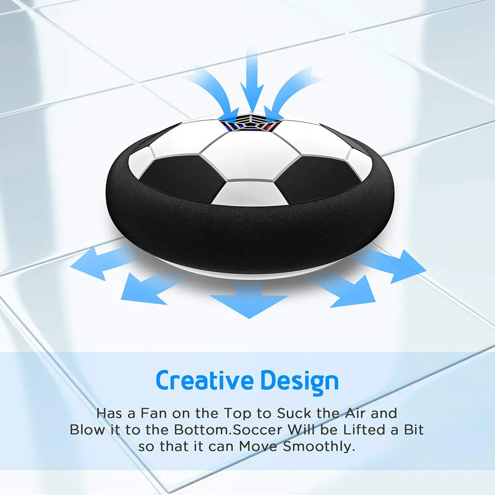 LED Hover Soccer Ball - Air Power Training Toy for Indoor/Outdoor Play