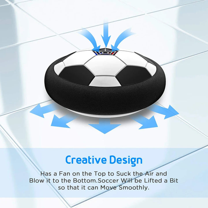 LED Hover Soccer Ball - Air Power Training Toy for Indoor/Outdoor Play