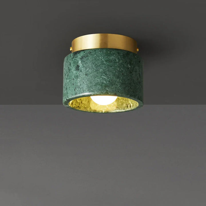 Modern Marble Ceiling Light | Stylish Downlight with Stone Finish