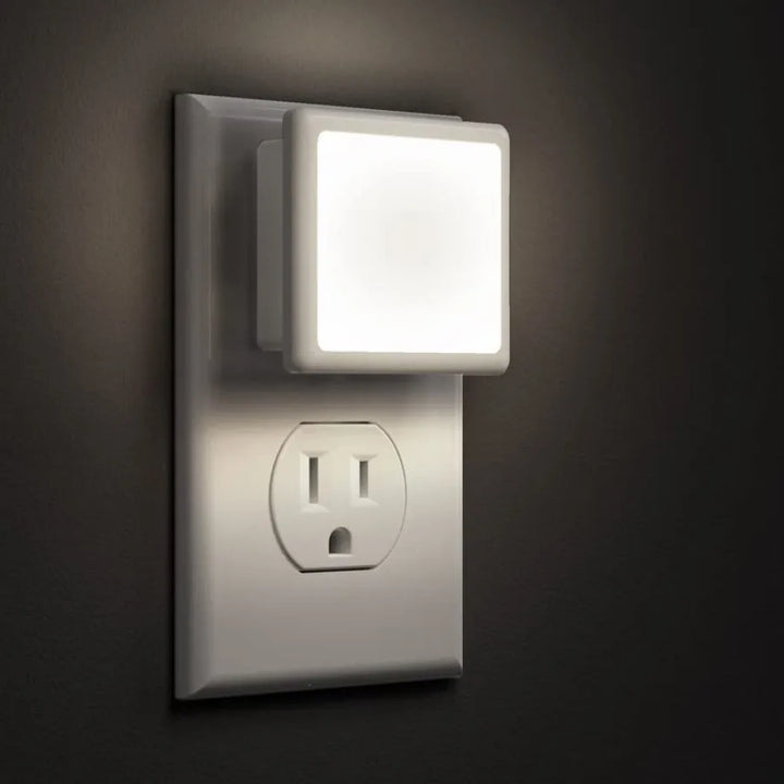 Night Lights Plug into Wall 2-Pack, Soft White Auto-On/Off