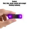Mini Motorcycle Warning Light - Wireless Anti-Theft LED Caution Lamp