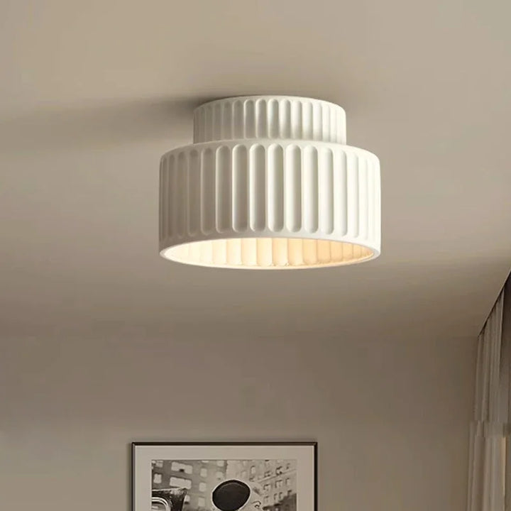 Sculptural Ripple Ceiling Light | Elegant Design, Soft Glow