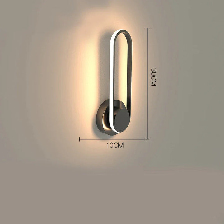 Contemporary LED Wall Light | 330° Rotating Aluminum Fixture