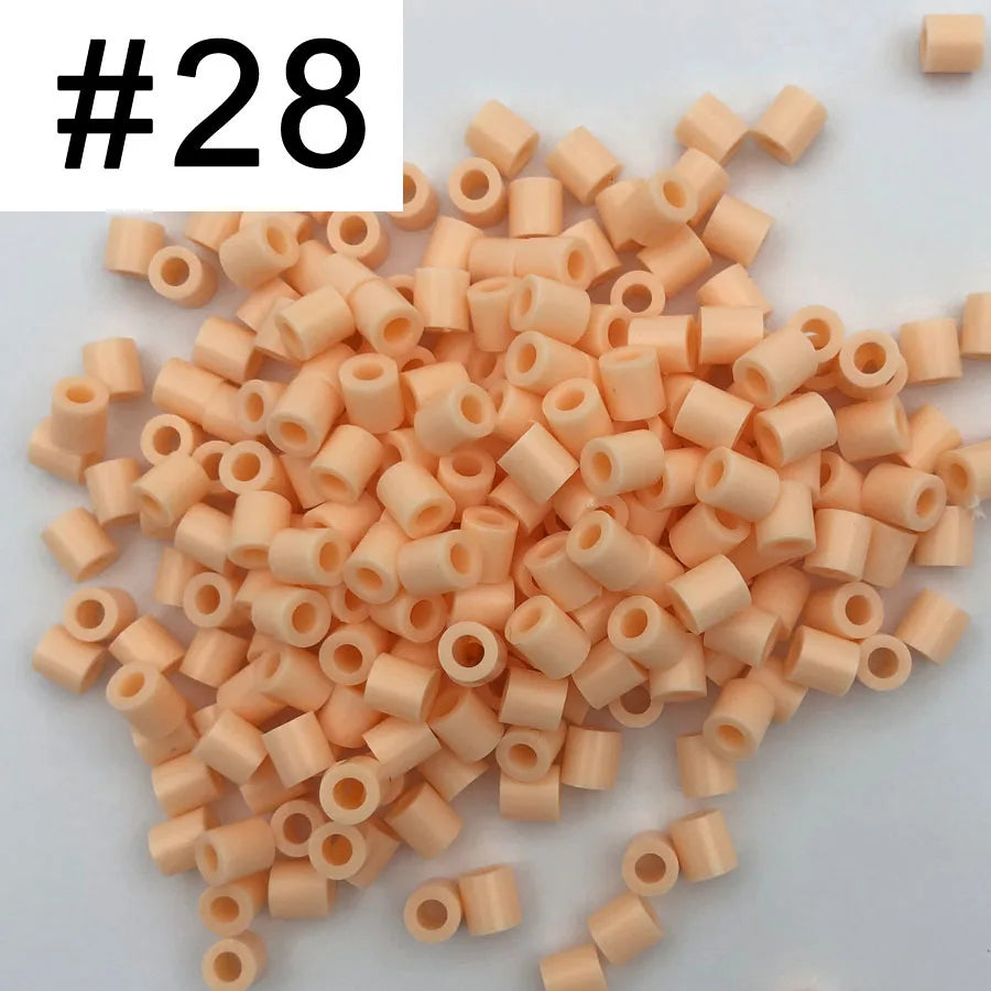 5mm 1000PCS Colorful Iron Fuse Beads for Kids DIY Pixel Art Toys