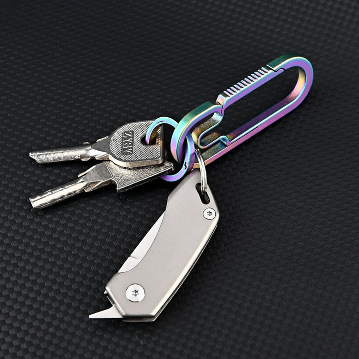 Titanium Alloy Keychain Knife with Bag Clip-Orizon Depot
