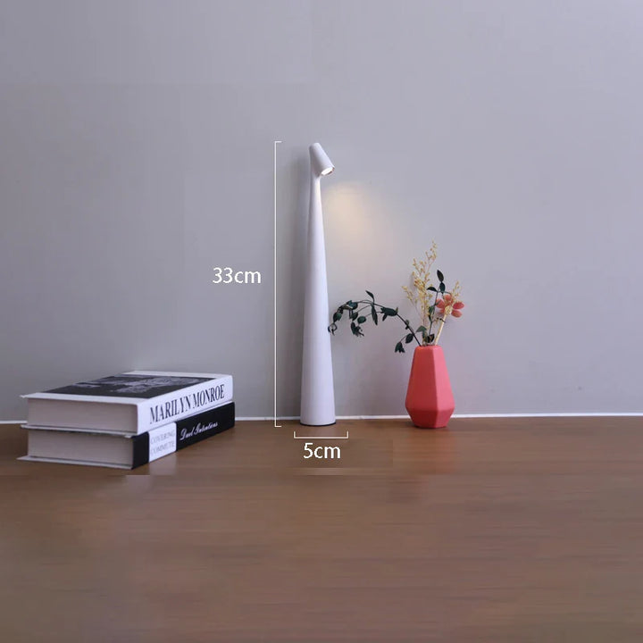 Rechargeable Touch Dimmable LED Table Lamp for Modern Spaces