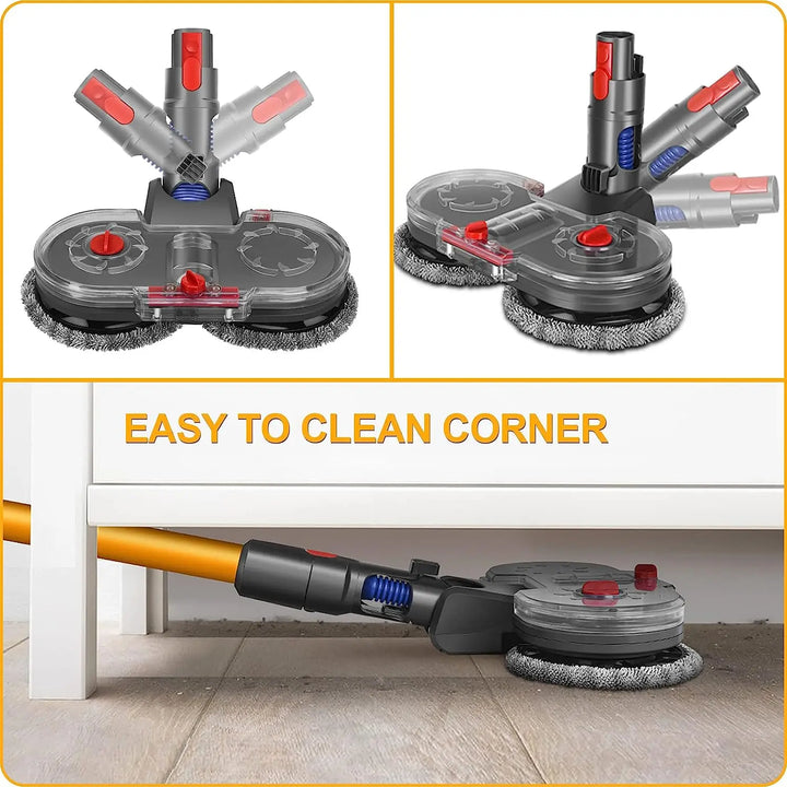 Slim Electric Mop Head - Cordless Cleaning Tool for Easy Use-Orizon Depot