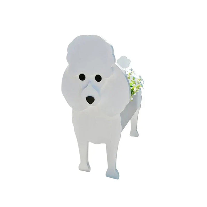 Dog Plant Container - Pawsome Flower Pot for Various Breeds-Orizon Depot