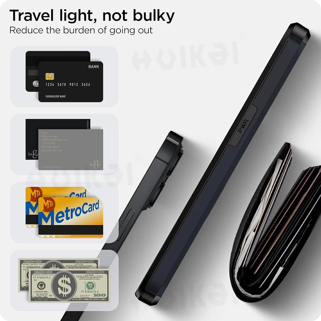 Slim iPhone Case with Card Holder | Stylish Protection & Storage-Orizon Depot