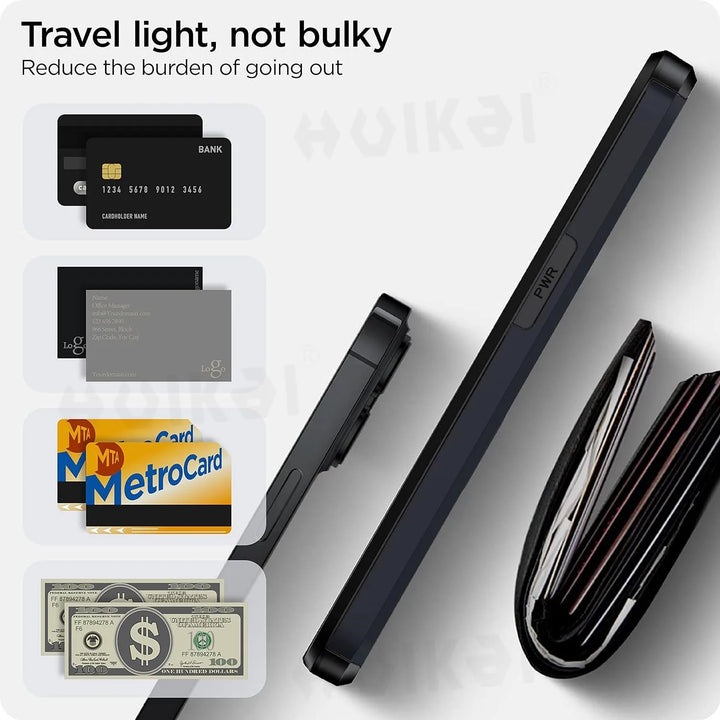 Slim iPhone Case with Card Holder | Stylish Protection & Storage-Orizon Depot