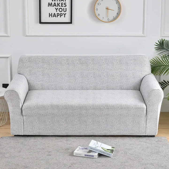 Elastic Flower Printed Sofa Cover - Spandex Furniture Protector for Home