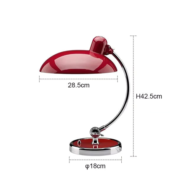 Scandi-Inspired Table Lamp | Curved Metal Design for Modern Decor