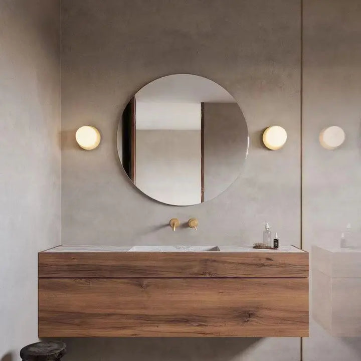 Minimalist Modern Glass Wall Lamp for Bathroom & Bedroom Lighting