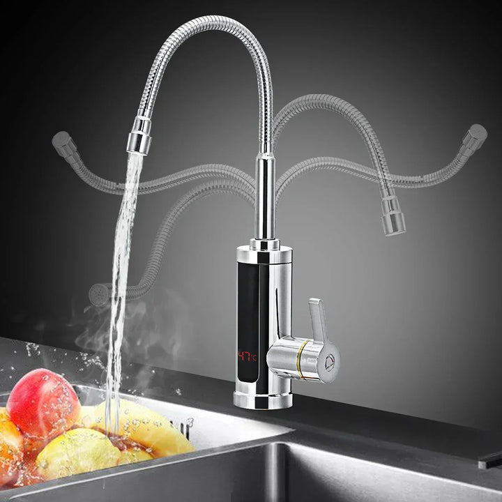 3000W Electric Kitchen Faucet with Instant Hot Water Supply-Orizon Depot