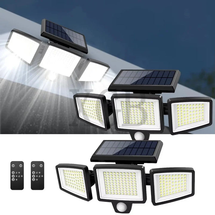Solar Outdoor Motion Sensor Lights with Remote Control