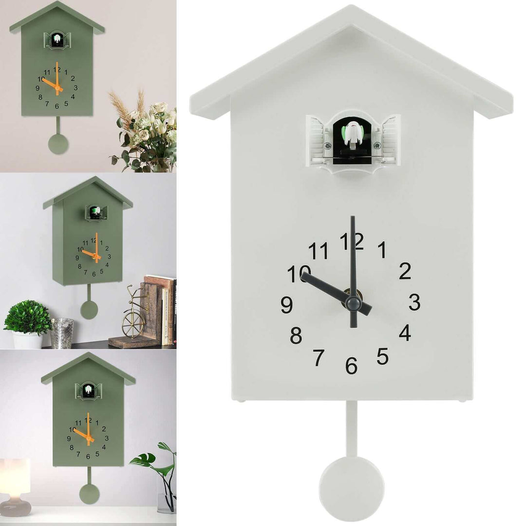 Contemporary Quartz Cuckoo Wall Clock for Modern Decor-Orizon Depot