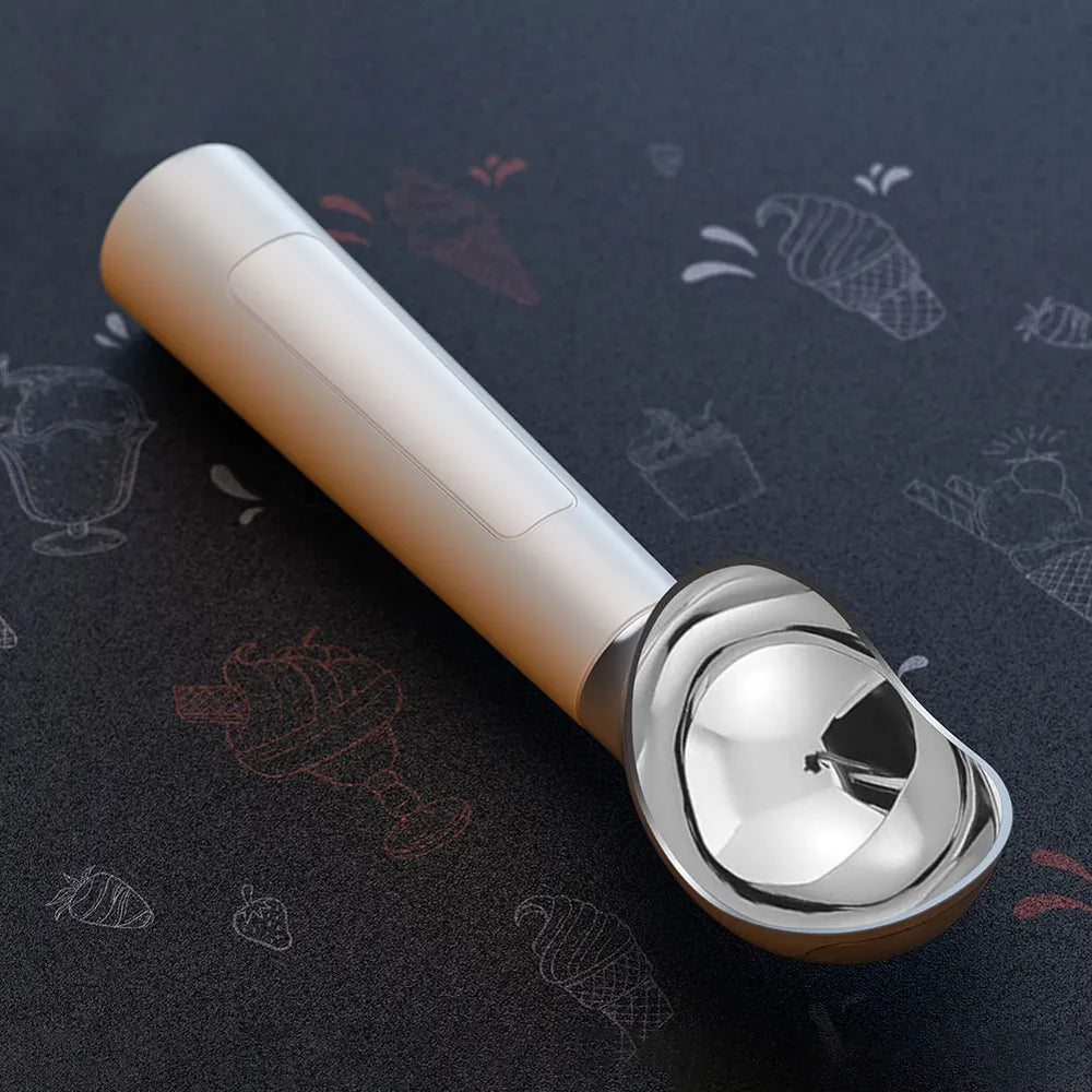 Heated Ice Cream Scooper with LED Display for Easy Serving-Orizon Depot